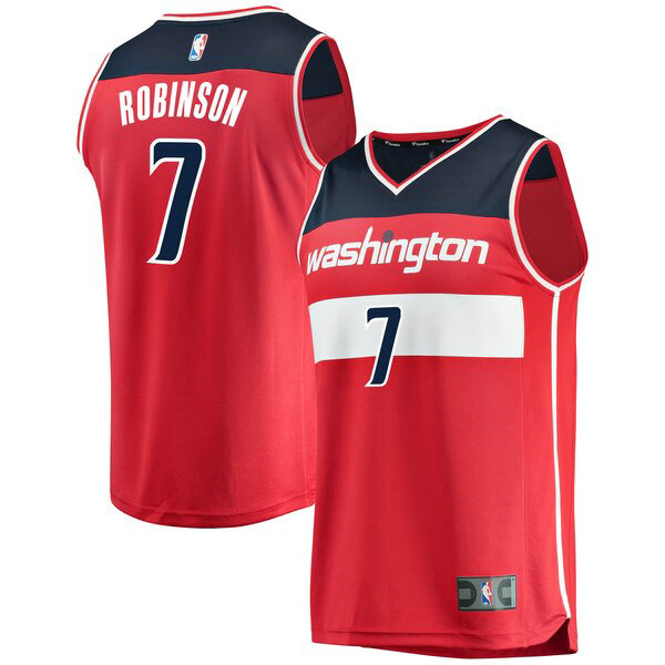 Maillot Washington Wizards Homme Devin Robinson 7 Icon Edition Rouge